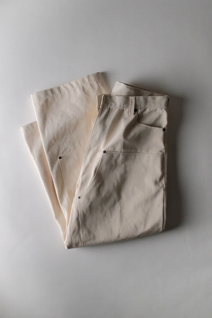 Pantalon de charpentier denim écru