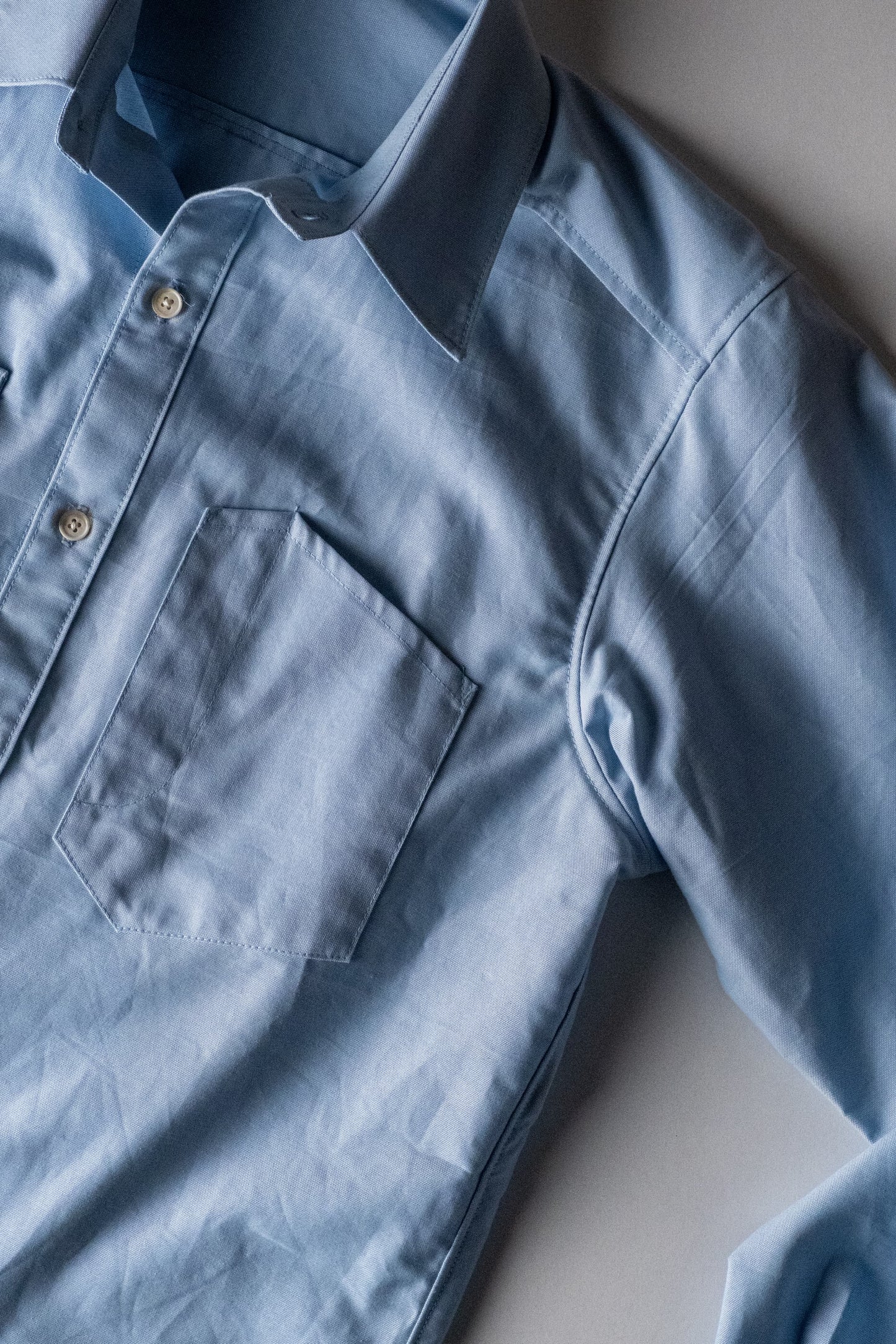 Chemise d'ingénieur oxford bleu clair