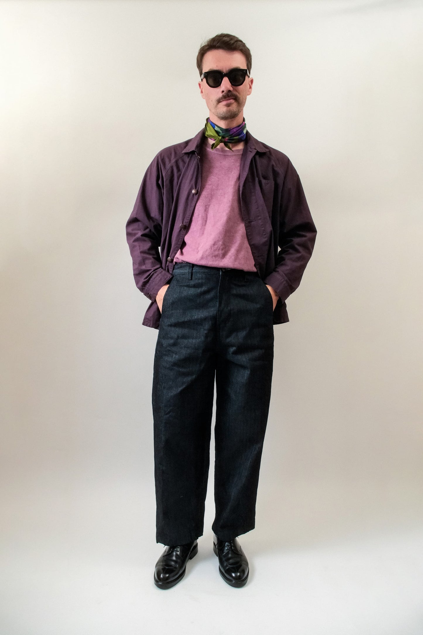 Jean ballon denim lavé