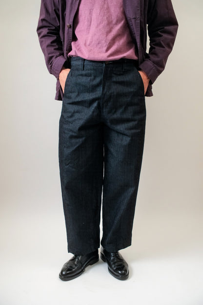 Jean ballon denim lavé