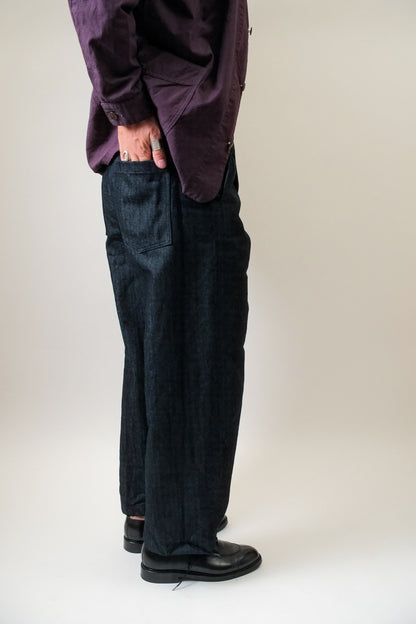 Jean ballon denim lavé