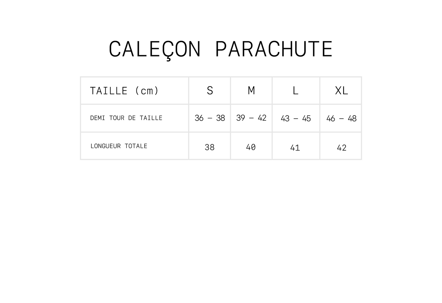 caleçon parachute popeline rayée